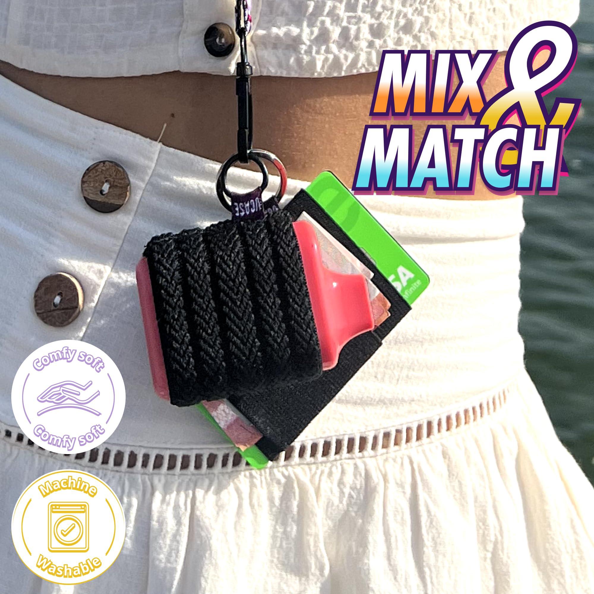 VCase VCase Vape Holder, Perfect Fit, Lanyard and Wristband, High-Strength Elastic Holder, 1 Pcs Elastic Holder (Lanyard & Wristband, Checkered, Small)