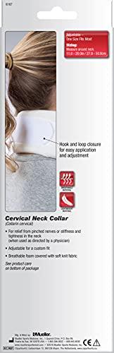 MUELLER Mueller Sports Medicine Cervical Collar Neck Brace, White, One Size