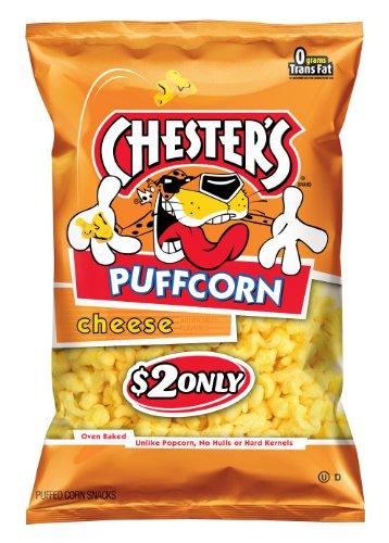 Cheetos Chester's Puffcorn Snacks, Cheese, 4.5 Ounce (Pack of 6)