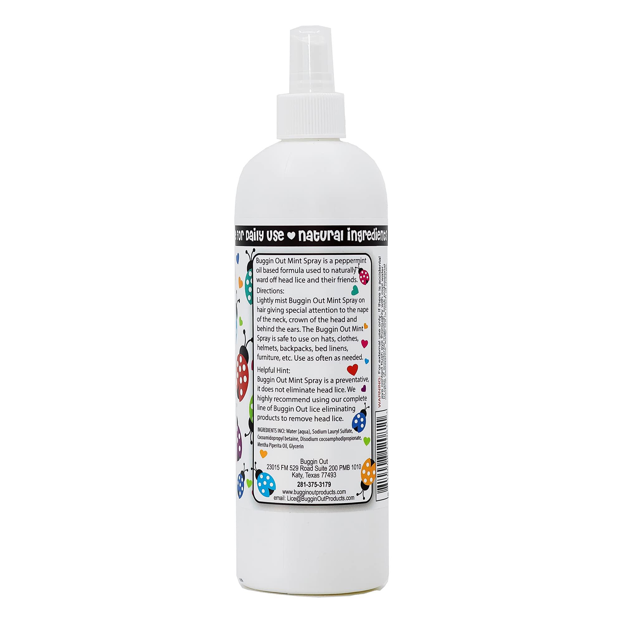 buggin out buggin out Detangler Spray | No More Lice | No More Tangles | Safe For Kids | Use Daily | 16oz