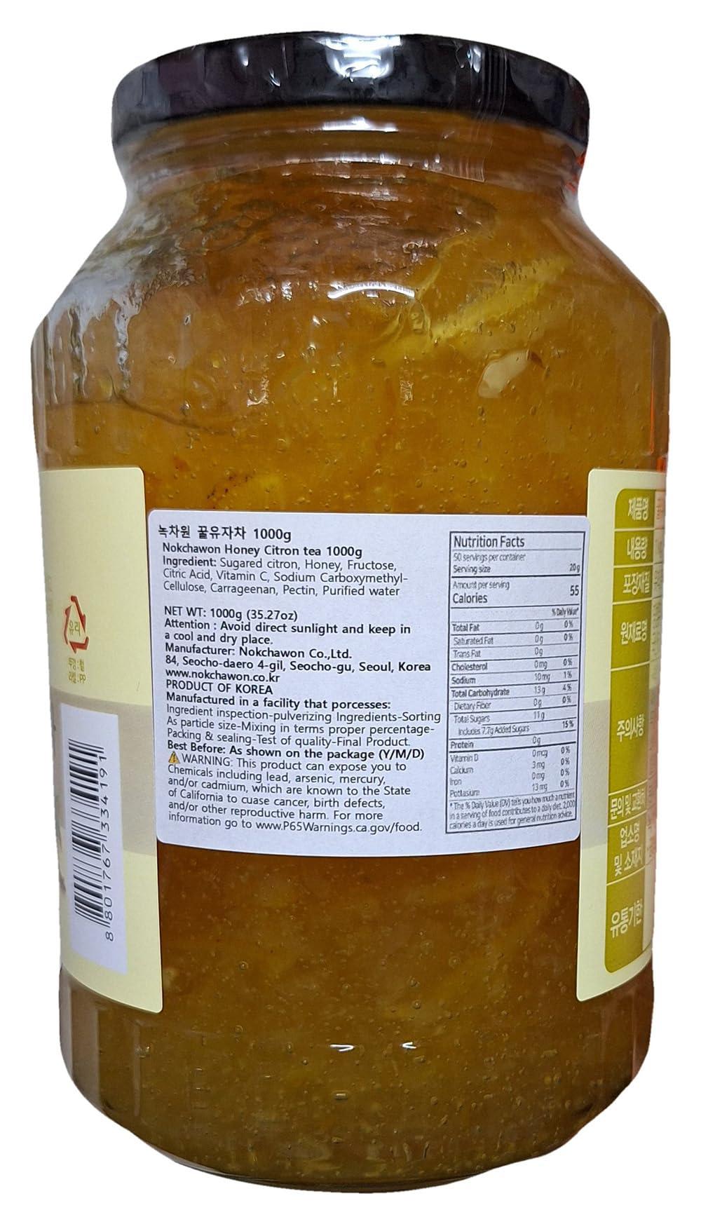 Nokchawon Herbal Tea by Nokchawon 1kg_35.27oz (Honey Citron)