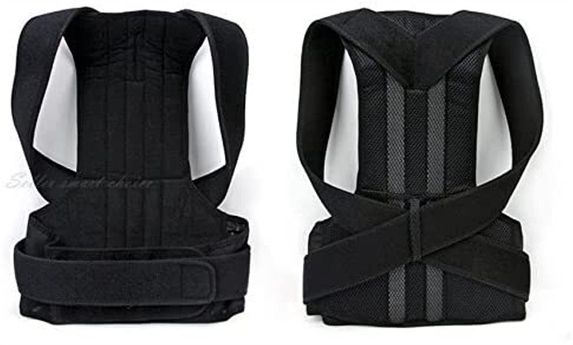 XFYJR XFYJR Back Posture Corrector for Women and Men,Medical Grade Posture Corrector Improve Posture and Reduce Back Pain,Re-Align Your Spine (Color : Black, Size : Large)