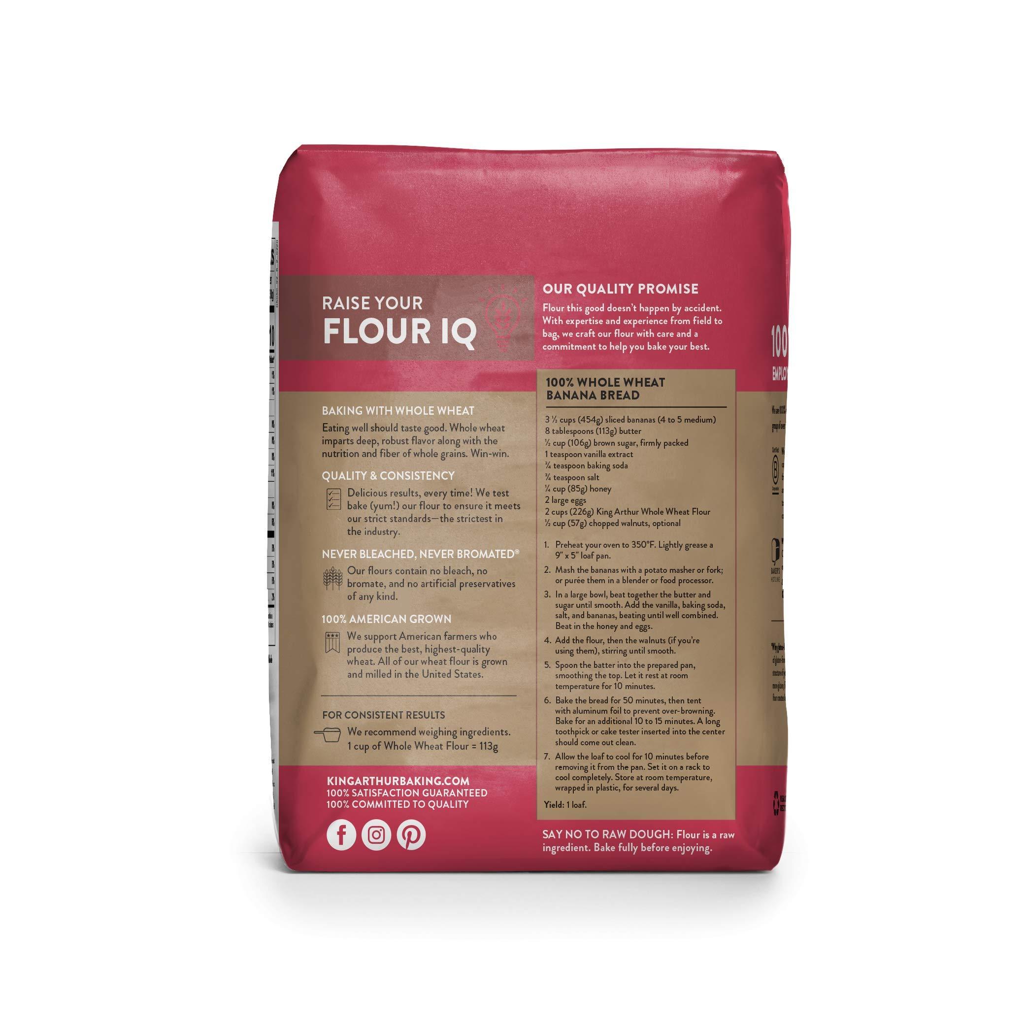 King Arthur King Arthur Traditional Whole Wheat Flour, 5 lb