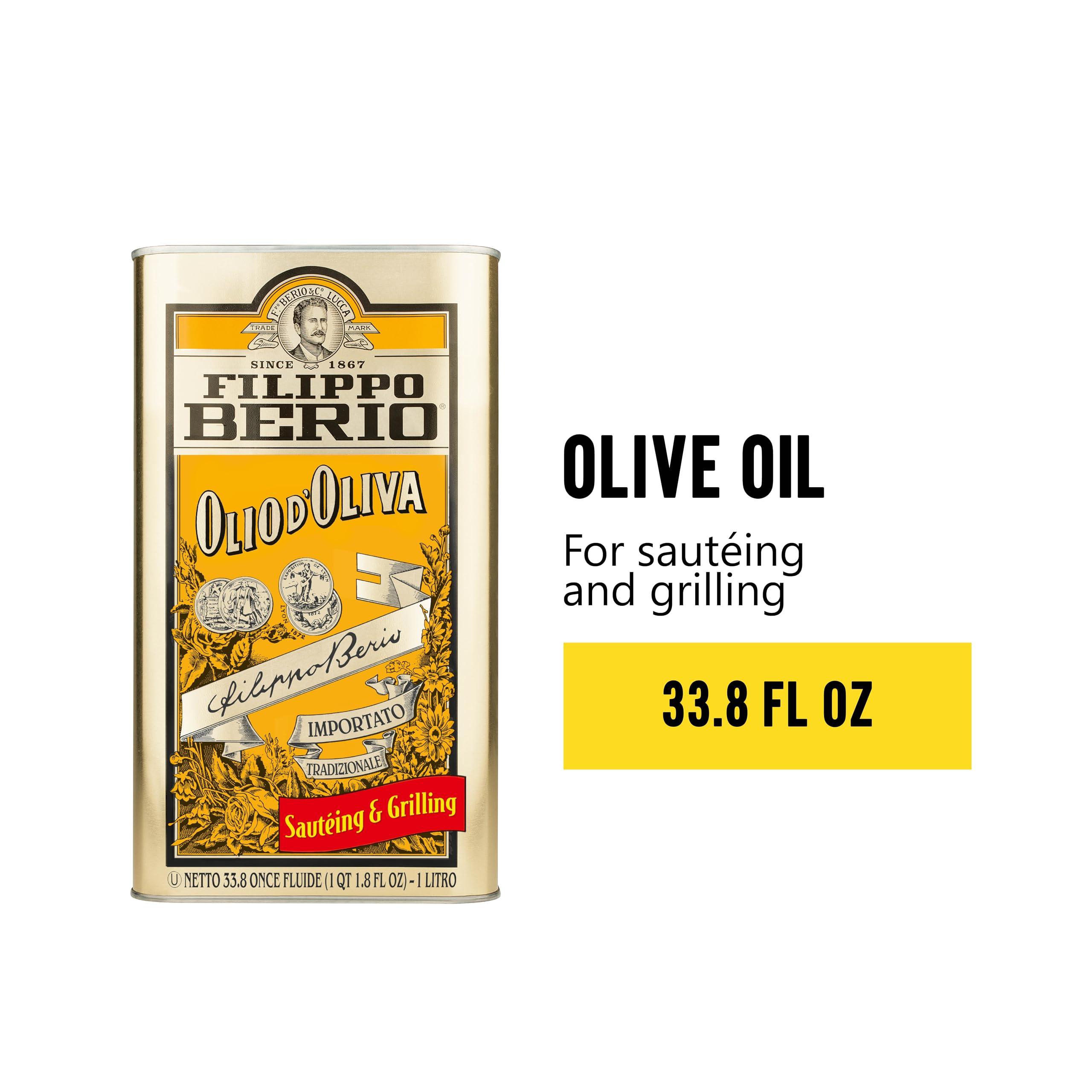 Filippo Berio Filippo Berio Pure Olive Oil, 1 Liter Tin (33.8 Ounce)