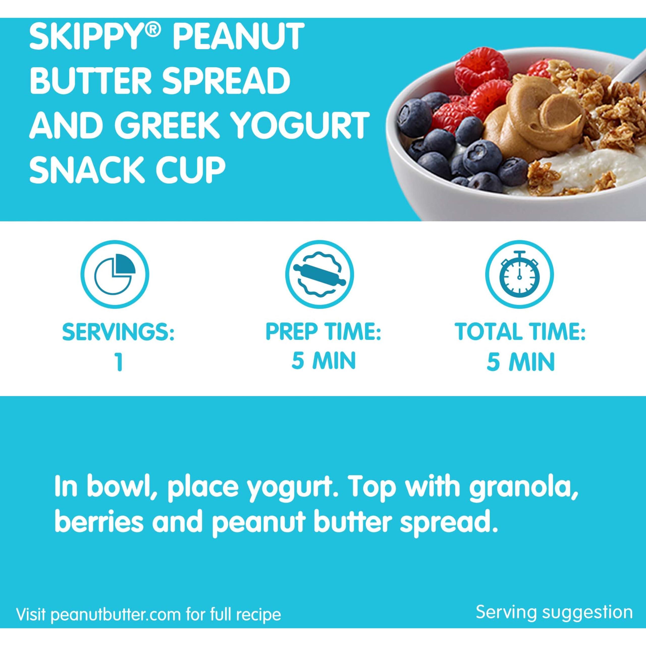 SKIPPY SKIPPY, Peanut Butter Spread, Creamy 16 oz (12 Pack)