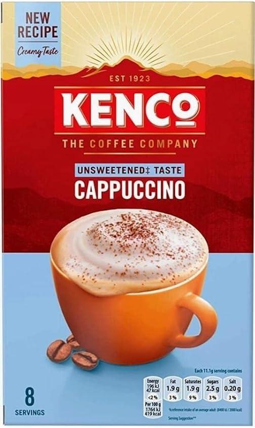 Kenco Kenco Instant Coffee Sachets Pick Any 6 packs from 9 Blend Inc: Almond Latte, Vanilla Latte, Oat Latte, Baileys Latte, Cappuccino, Flat White, ICED HOT salted Caramel Latte Etc.