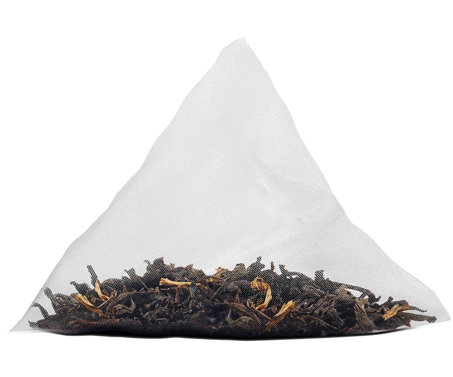Two Leaves and a Bud Two Leaves and a Bud Organic Assam Black Tea Bags, Whole Leaf Caffeinated Black Tea in Compostable Sachets, Delicious Plain or with Milk, 15 Count (Pack of 6)