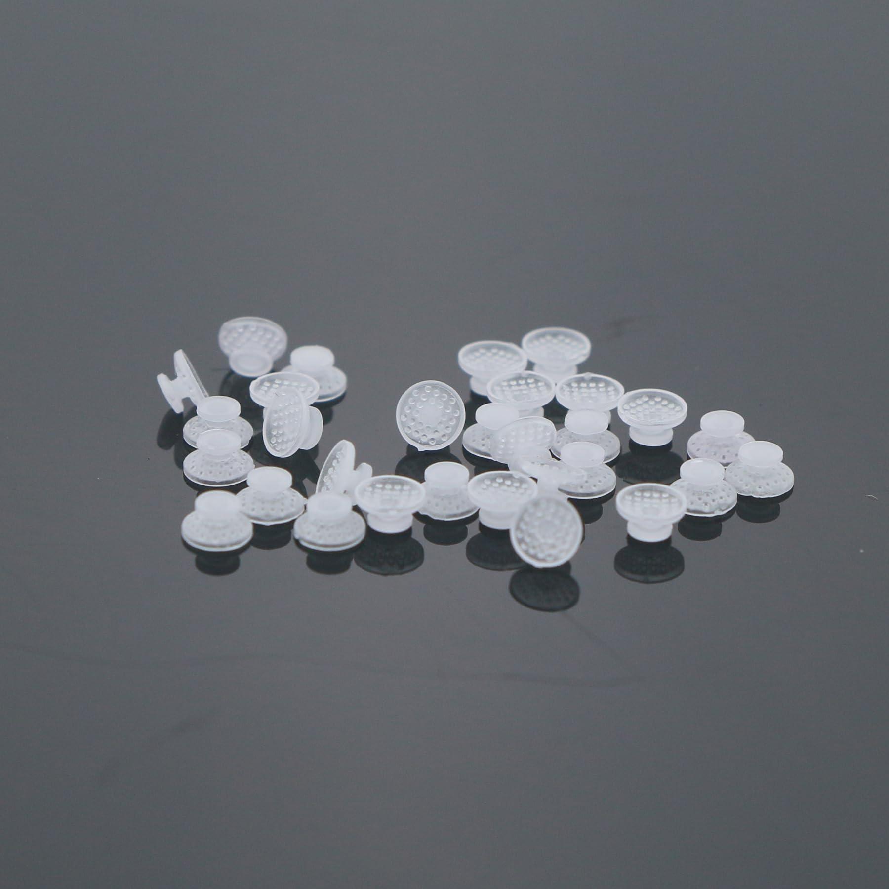 Generic 100 Pcs Ceramic Lingual Buttons Bondable Round Base