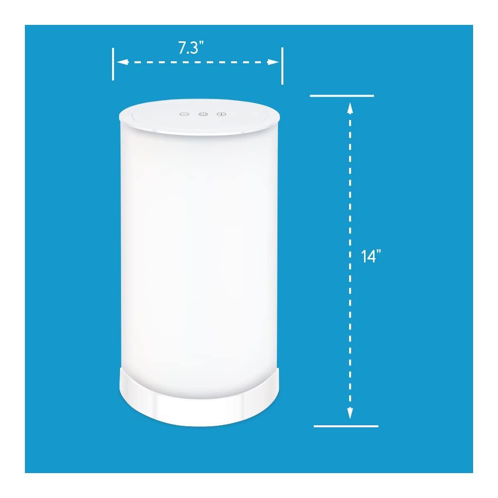 Bright Health Bright Health 14 Inch Light Therapy Lamp - 10,000 LUX - LED Sun Lamp Mood Light and Sunlight Lamp with 360 Degree Light Therapy to Fight Low Energy and Sunlight Deprivation, White