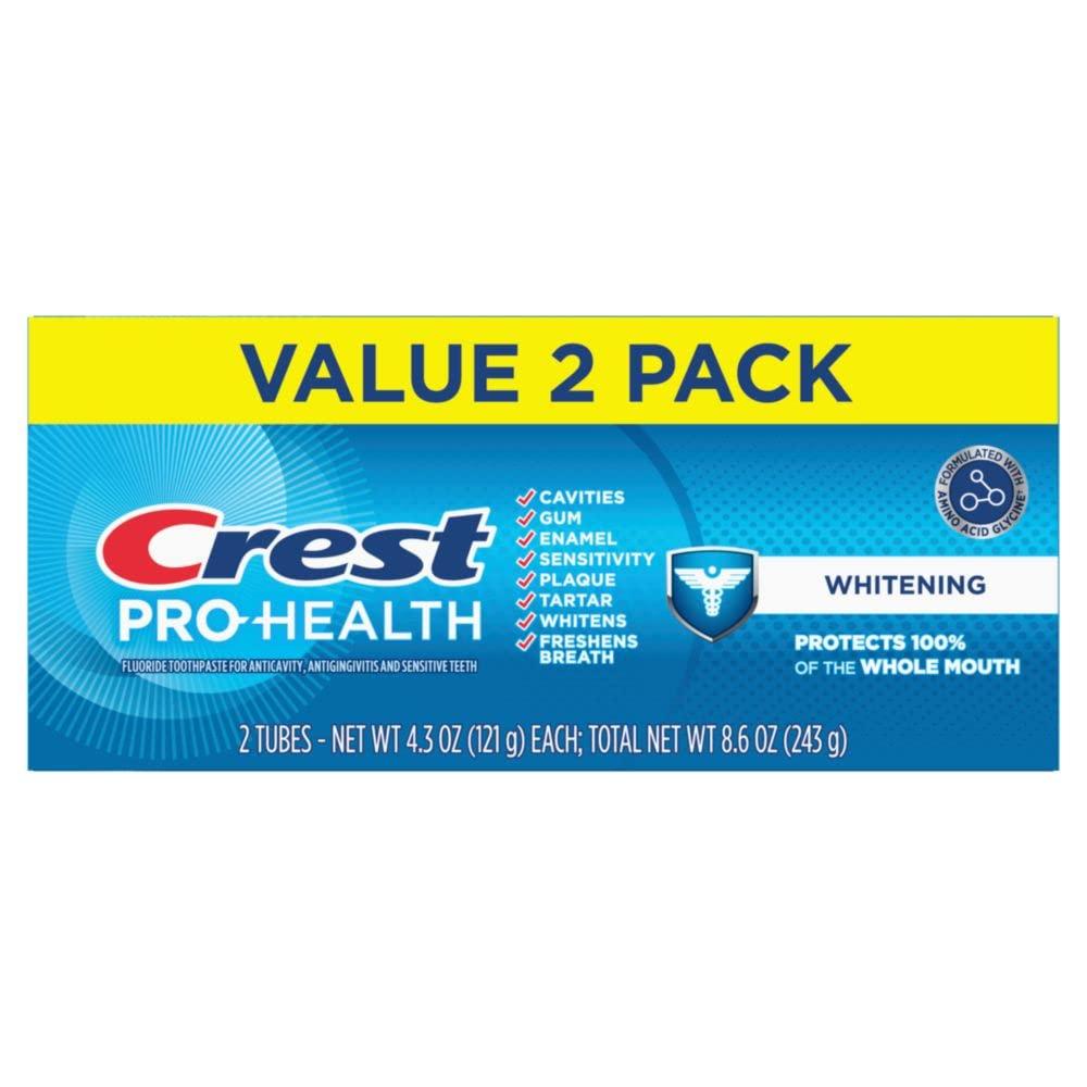 Crest Crest Pro-Health Whitening Gel Toothpaste (4.3oz) Twin Pack