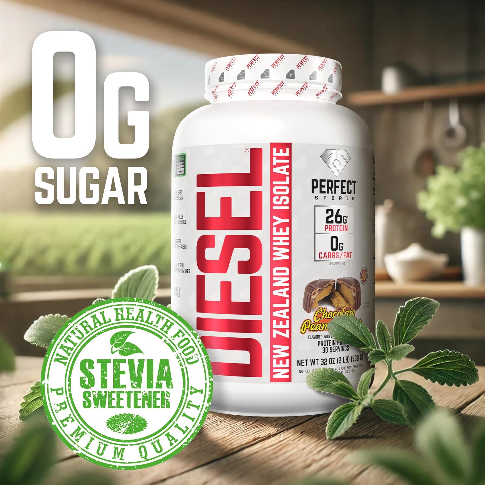 PERFECT SPORTS PERFECT SPORTS Diesel 100% New Zealand Whey Isolate - 2lbs Chocolate Peanut Butter