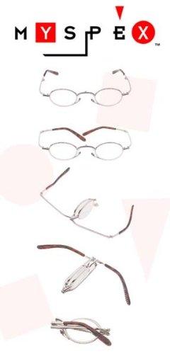 MySpex MySpex 104 - Silver/Onyx Gold - Strength +2.5