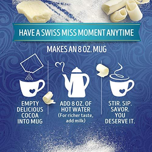 Swiss Miss Swiss Miss White Chocolate Flavored Hot Drink Mix, 8 Count Drink Mix Packets