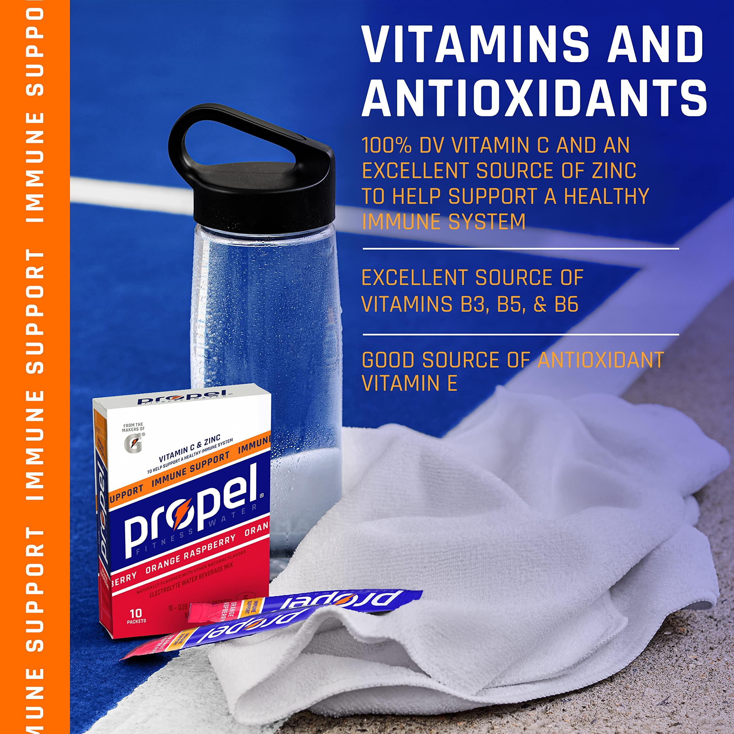 Propel Propel Immune Support Powder Lemon Blackberry