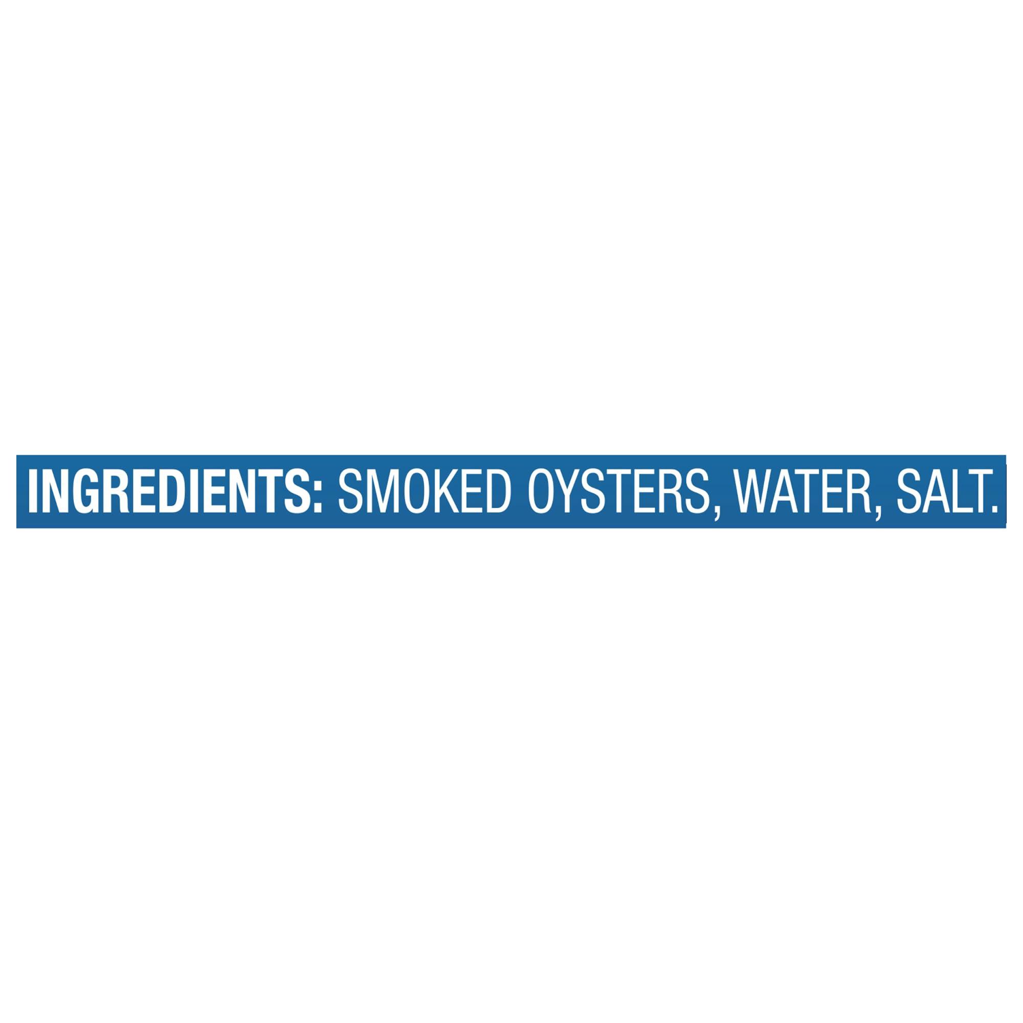 Pacific Pearl Pacific Pearl Fancy Smoked Oysters in Water 3.75 oz (Pack of 12)