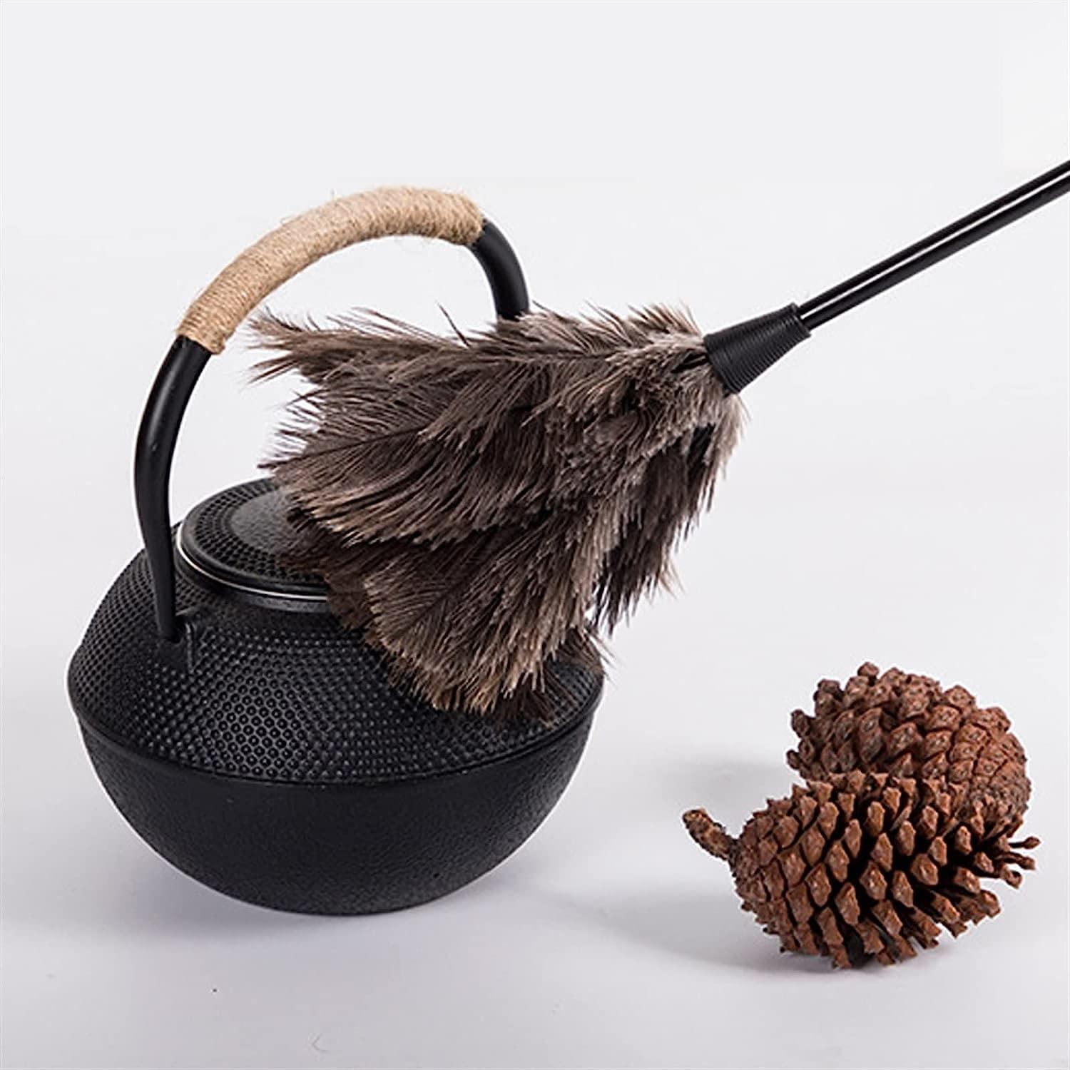 RAKUTE RAKUTE Set Feather Duster Soft Cleaner Long Handle Office Faux Feather House Dedusting Brush Window Furniturer Home Household Feather Duster Cleaning Tool Handle Dusters Brushes