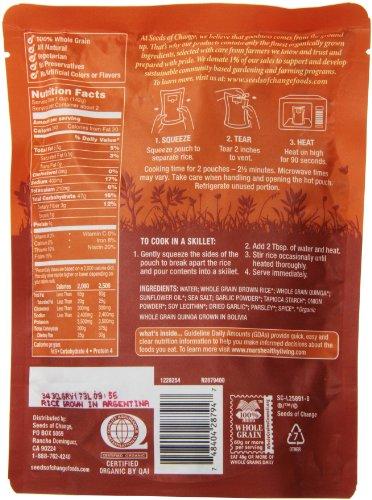 SEEDS OF CHANGE Seeds of Change Quinoa & Brown Rice with garlic, 8.5 oz (Pack of 6)