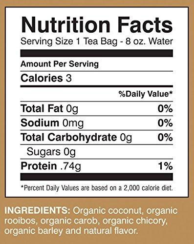 Davidson's Davidson\'s Organics, Coconut Vanilla, 25-count Tea Bags, Pack of 6