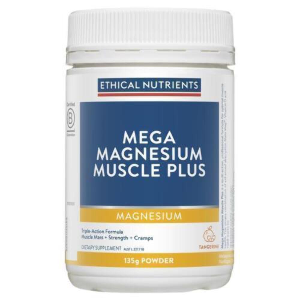 The Inner Health Ethical Nutrients Mega Magnesium Muscle Plus 135g