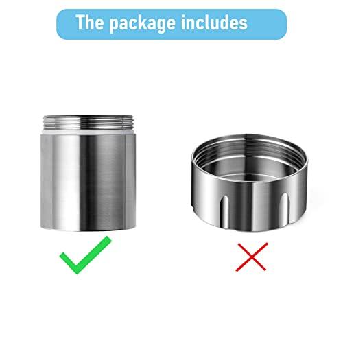 TISUR TISUR Pill Case Extension Compartments, Metal Titanium Pill Holder Pocket Small Pill Box Keychain Extra Extension,Pill Bottle Medicine Organizer Pill Container (1 Extension Compartment Without Cap)
