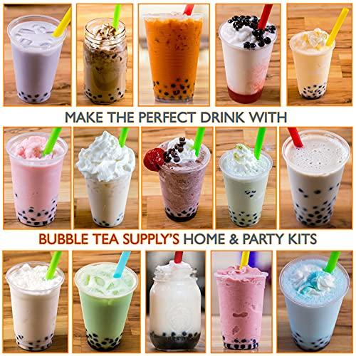 Bubble Tea Supply BUBBLE TEA SUPPLY At Home Wintermelon Syrup Black Tea [40-45 drinks] Starter Bubble Tea Kit Gift Set Bubble Tea Boba Instant Boba Milk Tea Tapioca Bubble Tea Bubble Tea Starter Kit Tapioca Balls Boba