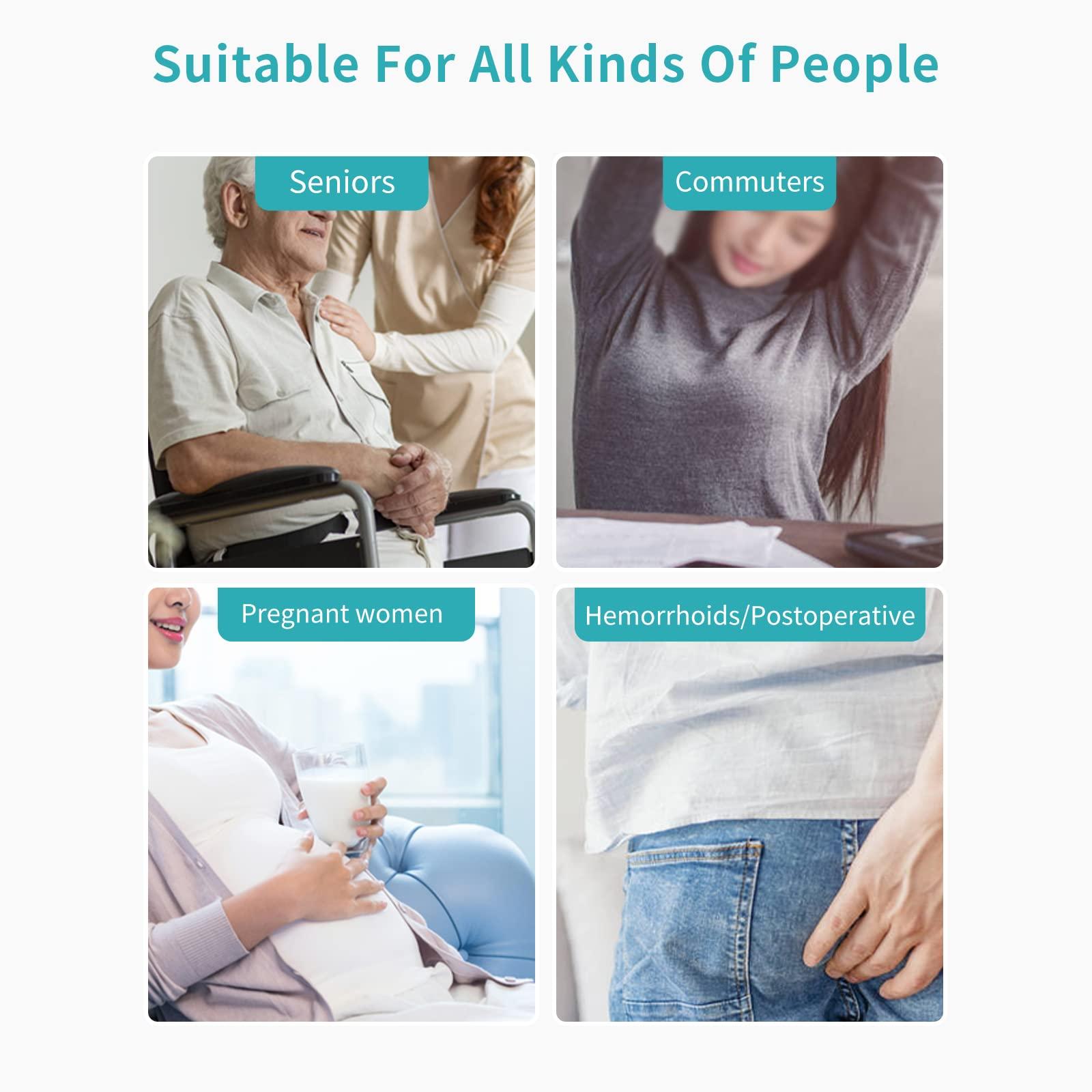 lefeke Inflatable Waffle Cushion for Pressure Sores,Bed Sore Cushions for Butt for Elderly, Pressure Sore Cushions for Sitting in Recliner,Suitable for Bedridden Disabled, BreathableComfortPain Relife