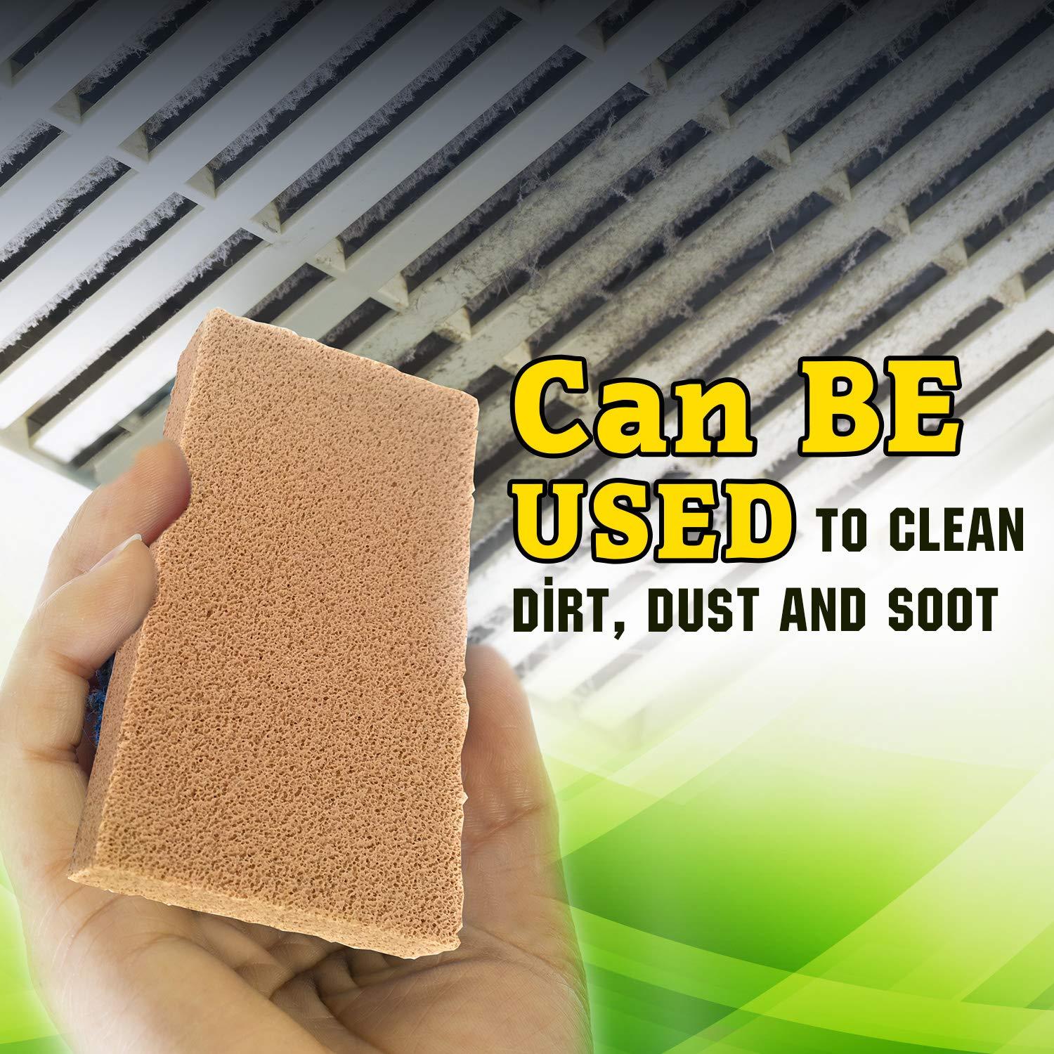 RiverOaks Dry Cleaning Soot Eraser Sponge - (2-Pack) Smoke, Soot, Dust and Dirt Remover