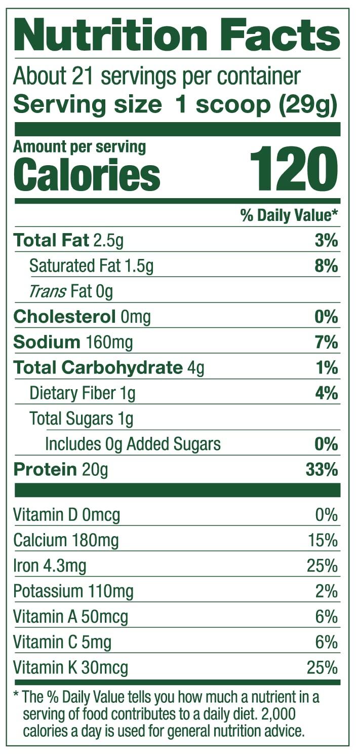 Vega Vega Protein and Greens Protein Powder, Berry - 20g Plant Based Protein Plus Veggies, Vegan, Non GMO, Pea Protein for Women and Men, 1.2 lbs (Packaging May Vary)