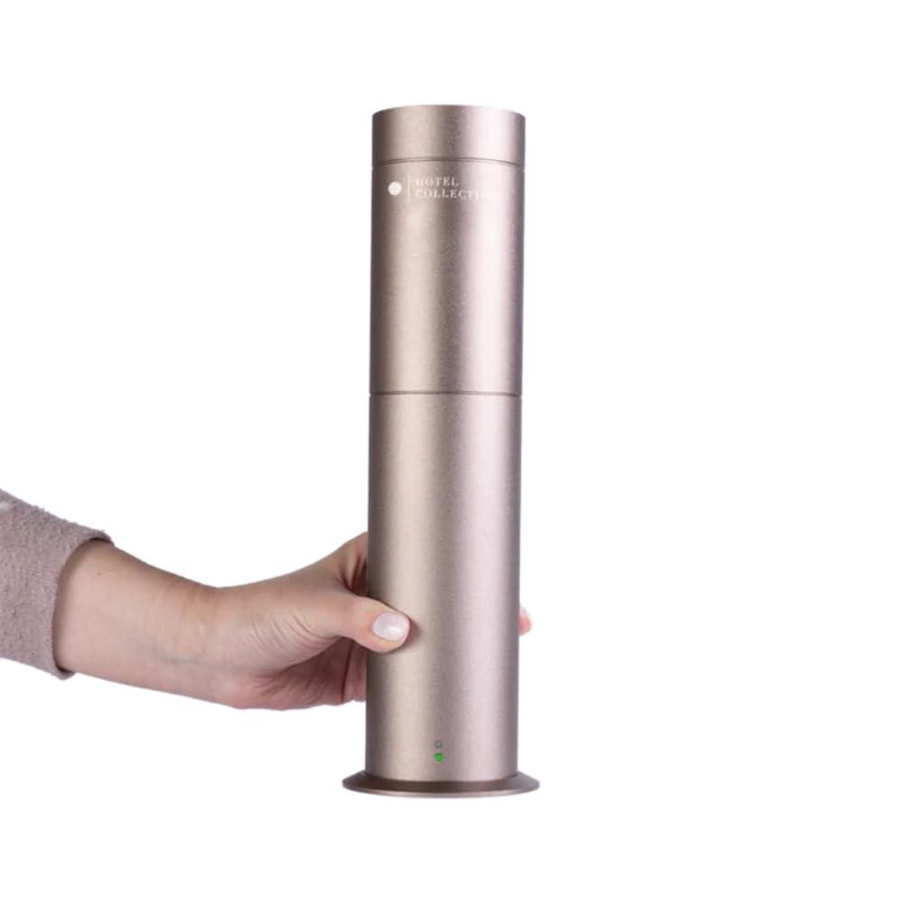 Hotel Collection Hotel Collection-Studio Pro Essential Oil Diffuser-600 sq ft Coverage-Cordless & Portable with Remote-Cold-Air Diffusion Technology-Air Freshener-Champagne-Works Exclusively with Pro Pod Bottles