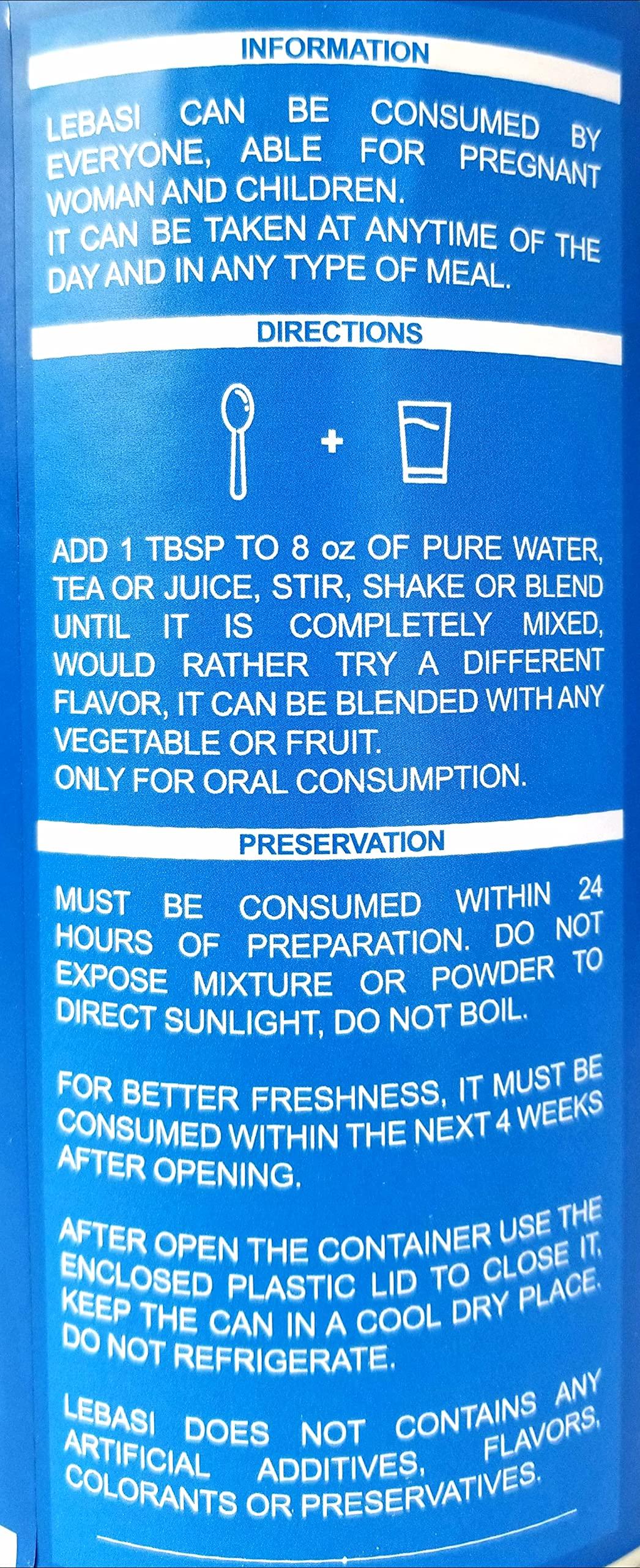 LEBASI Lebasi Lactoserum Swiss Whey Supplement Powder Immune Support Suero de Leche 500 gr Two Pack