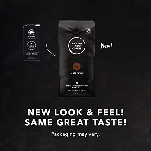 Kicking Horse Coffee Kicking Horse Whole Bean Coffee, 454 Horse Power Dark Roast, 1 Pound