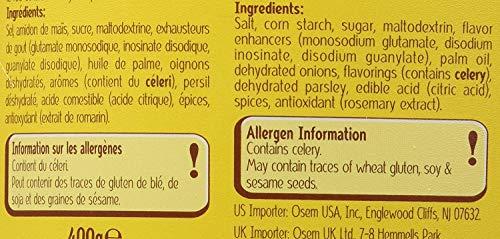 Osem Osem Chicken Flavored Consomme Powder Soup & Seasoning Mix - Instant Broth Base, Perfect for Soups, Sauces, Stews, Rice, and More - Rich Savory Flavor Enhancer for Cooking - 14.1 oz (Pack of 1)