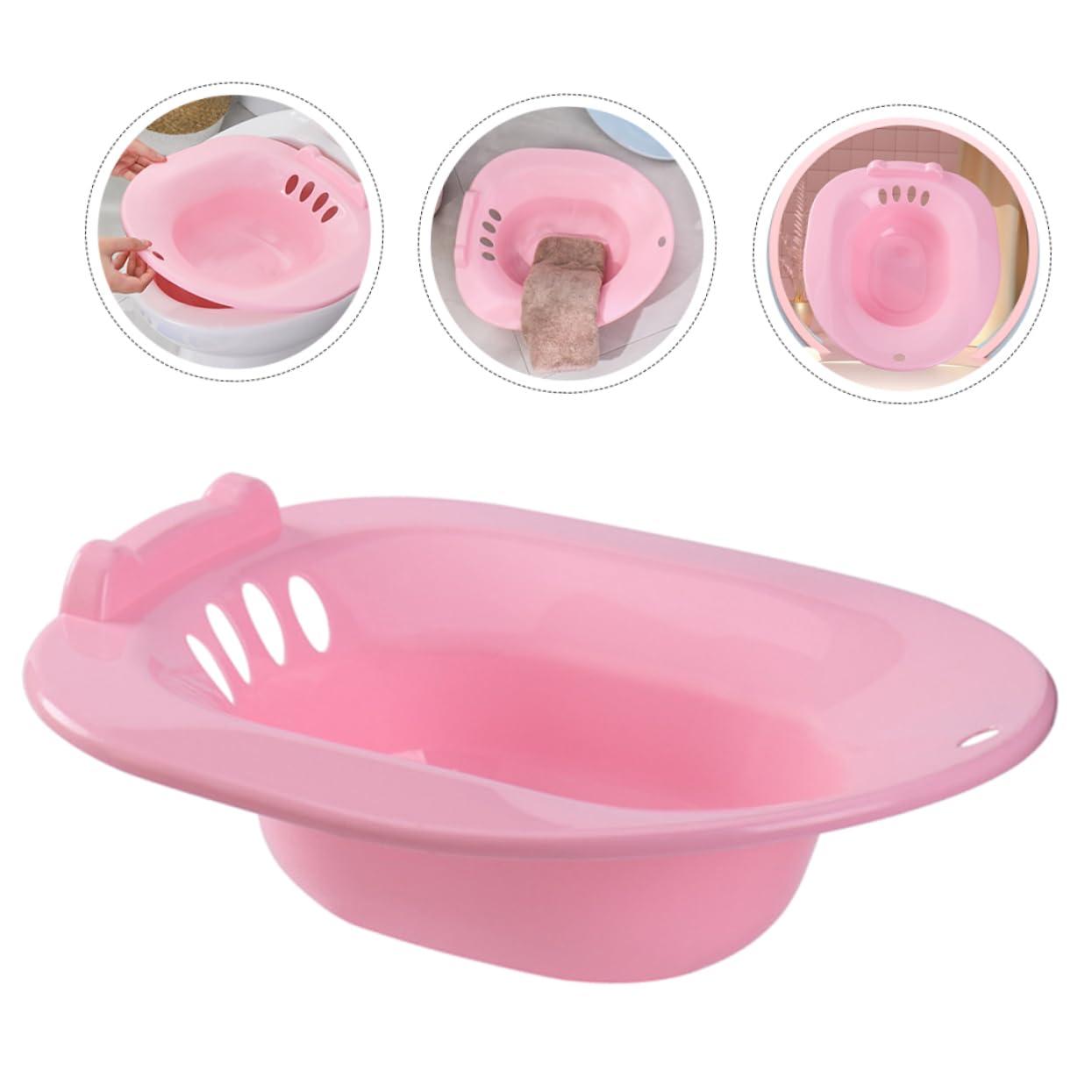 GOOHOCHY GOOHOCHY Toilet Soaking Sitz Bath Tub for Personal Hemorrhoids Relief Postpartum Care Made of Smooth Material
