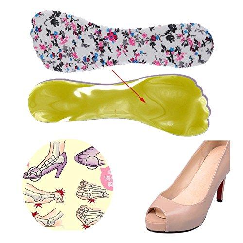 Bringsine Bringsine Velvety Insole Gel Shoe Insoles for Women High Heels Provide Heel Pain Relief, Comfortable Heel Inserts, Plantar Fasciitis, Heel Spurs, 3/4 Pain Relief Insoles Shoe Pads