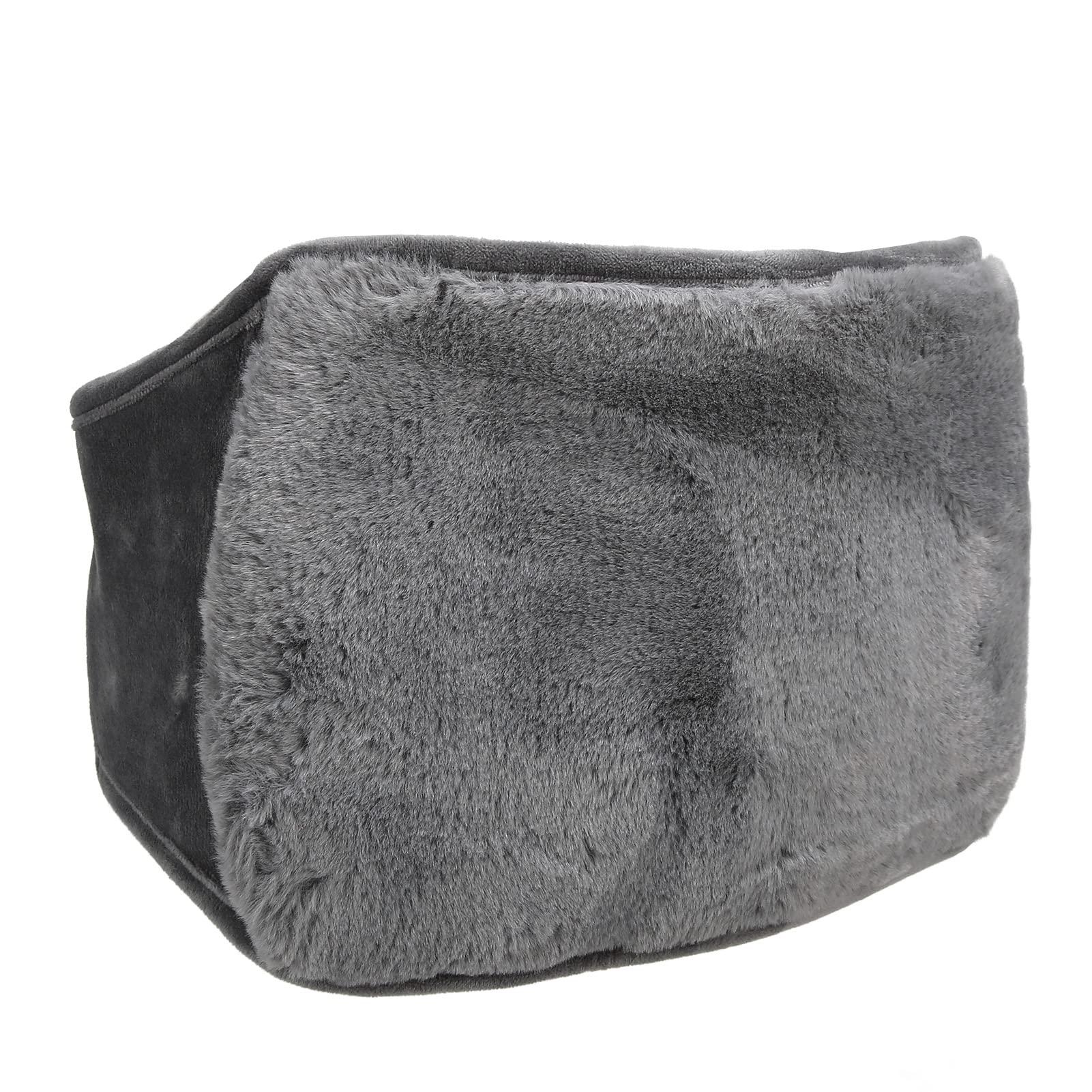 JTLB Hot Water Bottle Cover,Wearable Warm Hot Water Bag Pouch, Soft Wrap Around Hot Water Bottle, Body Warmer for Neck, Feet, Hand, Shoulder, Back, Legs Relax & Pain Relief (not Contain Liner)