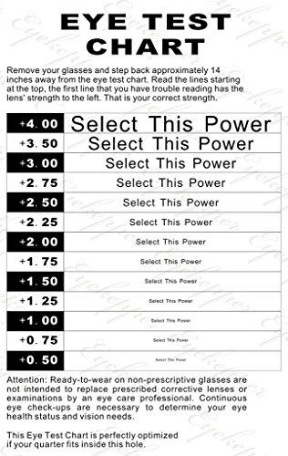 Eyekepper Eyekepper Mens Half-Rim Reading Glasses Memory Readers with Bendable Titanium Bridge and Temple (Gold,+0.75)