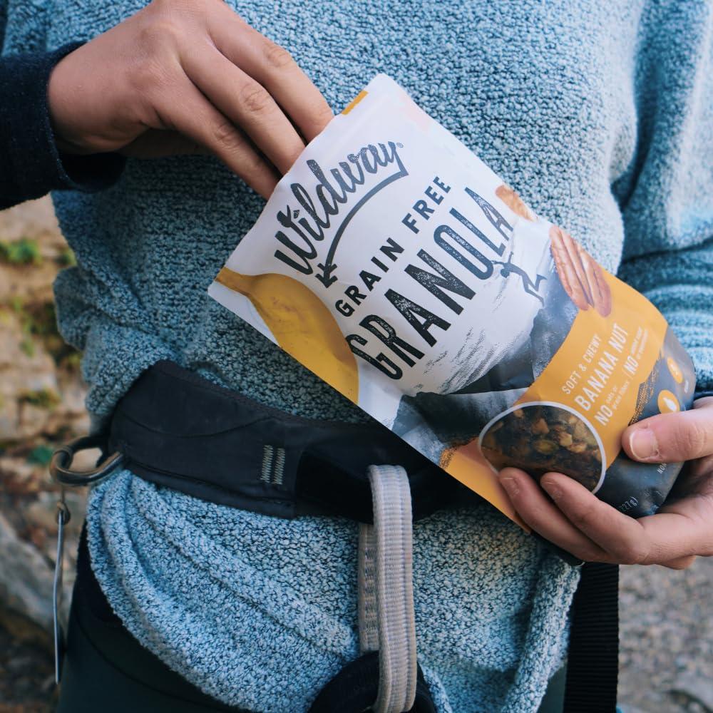 Wildway Wildway Keto Granola | Variety Pack | Grain-Free, Certified Gluten-Free Cereal | Vegan, Low Carb | No Sugar Added | Paleo-Friendly | Non-GMO Fruit & Nut Clusters | Nutrient-Rich Snack | 8 oz, 3 Pack