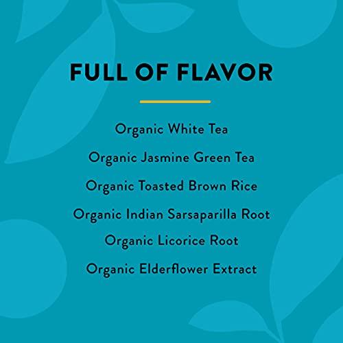 Choice Organics Choice Organic White Elderflower & Green Tea, Caffeinated, 16 Bags (Pack Of 6)