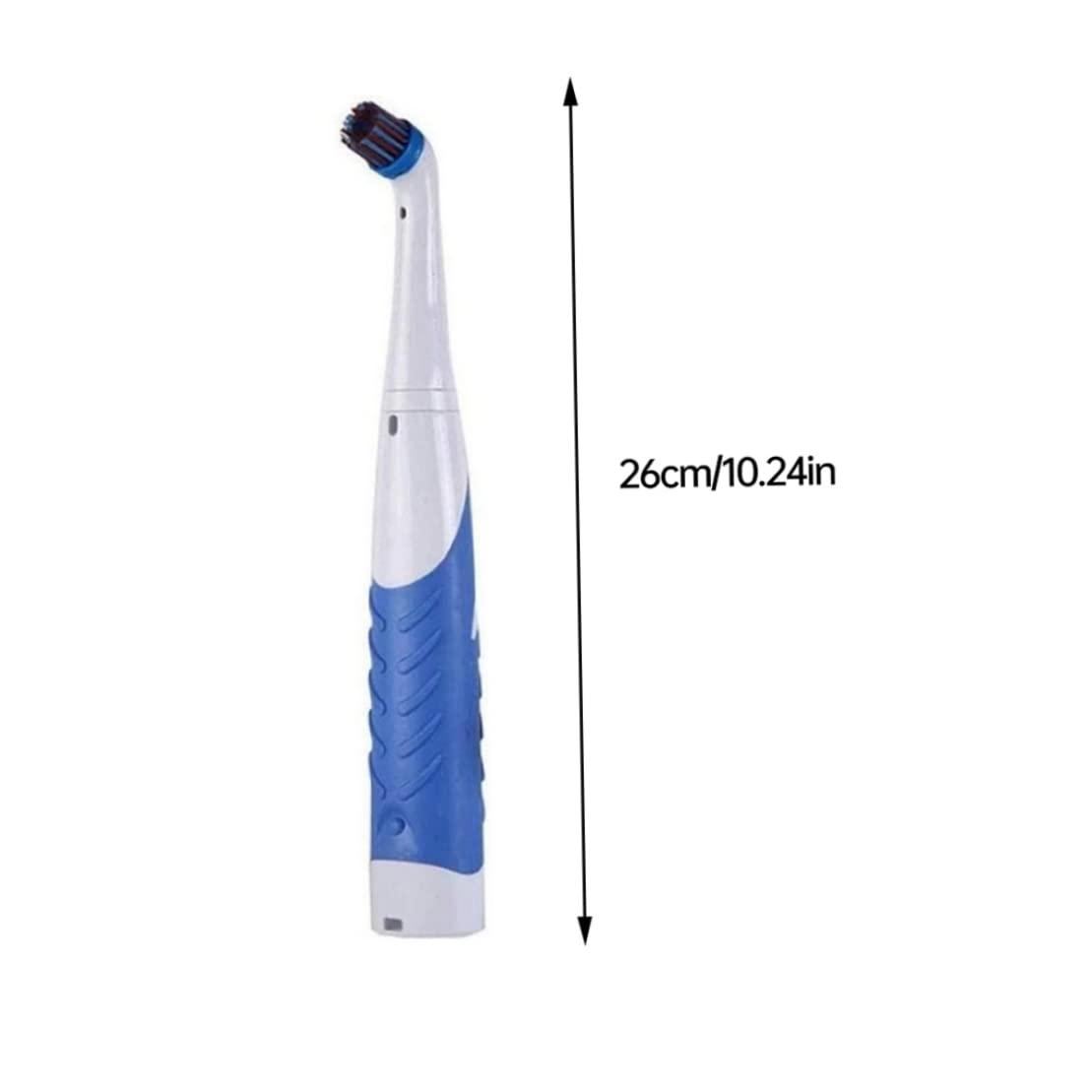 Gcroet Reveal Power Scrubber Sonic Electric Cleaning Brush with 4 Brush Heads for Tub Kitchen Blue Electric Cleaning Brush,Reveal Power Scrubber,Cleaning Power Scrubber Kit,Reveal Power Scrubber