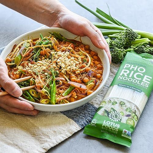 Lotus Foods NOODLES RICE PHO ORG
