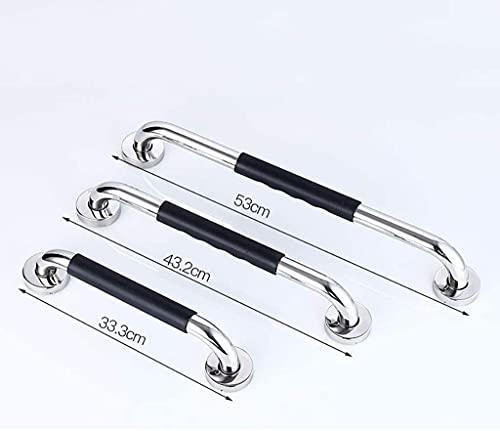 WSYTY Shower Grab Bar Bathroom Handrail Non-Slip Grab Rail,Vertical, Horizontal or Diagonal mounting Rails White and Yellow,Rail for Bathroom Safety, Shower,Bath, Toilet 3 Sizes (Size : 33cm)