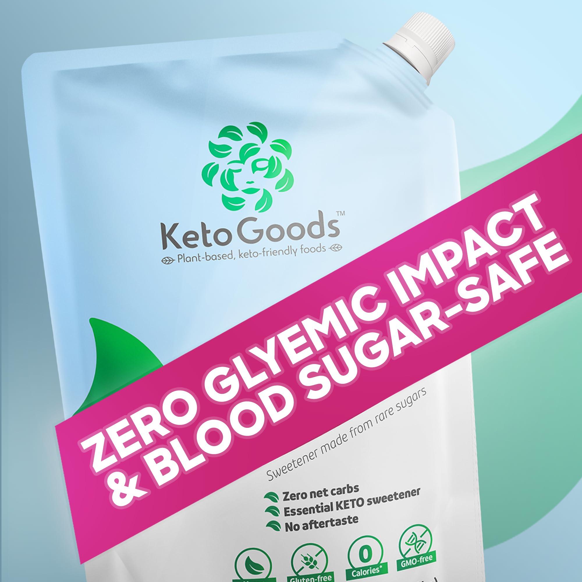Keto Goods KetoGoods Allulose Simple Syrup: No carbs/calories, Keto friendly, No glycemic impact (1 Pound (Pack of 1))