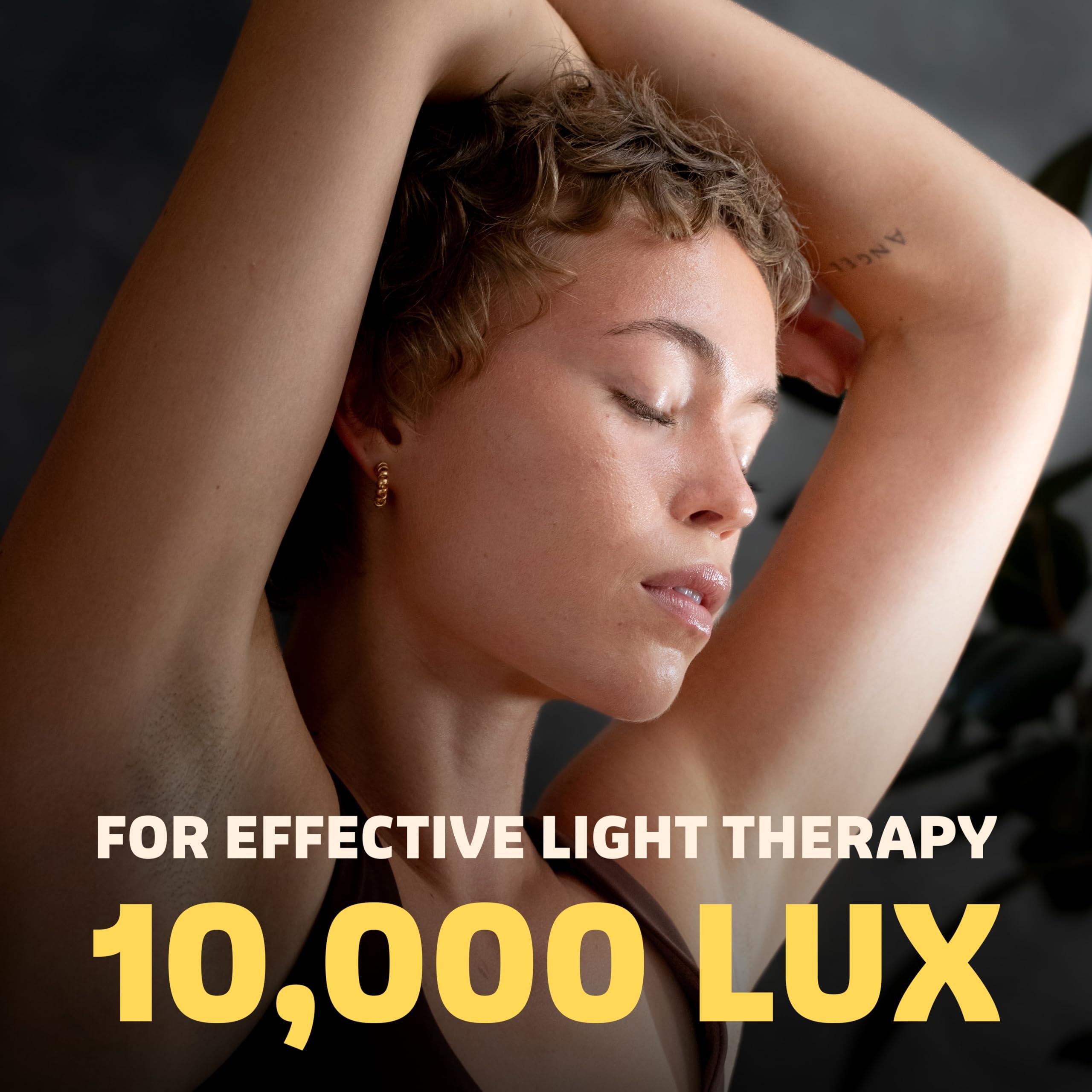 Circadian Optics Circadian Optics Lattis Light Therapy Lamp | As Seen On Shark Tank | 10,000 Lux Full Spectrum UV-Free Light | Boost Mood, Improve Sleep, Increase Energy & Enhance Focus