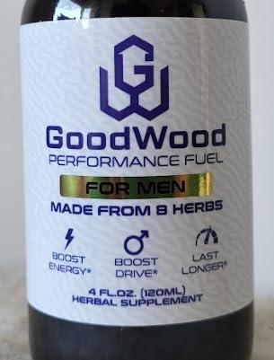 GoodWood GoodWood - Male Liquid Drops - Increases Stamina and Size - Improves Energy, Drive, and Power - for Men Ages 30, 40, 50, 60+ - Made with 8 Herbs and Organic - One Pack