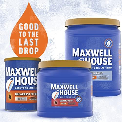 MAXWELL HOUSE Maxwell House Gourmet Roast Medium Roast Ground Coffee (25.6 oz Canister)