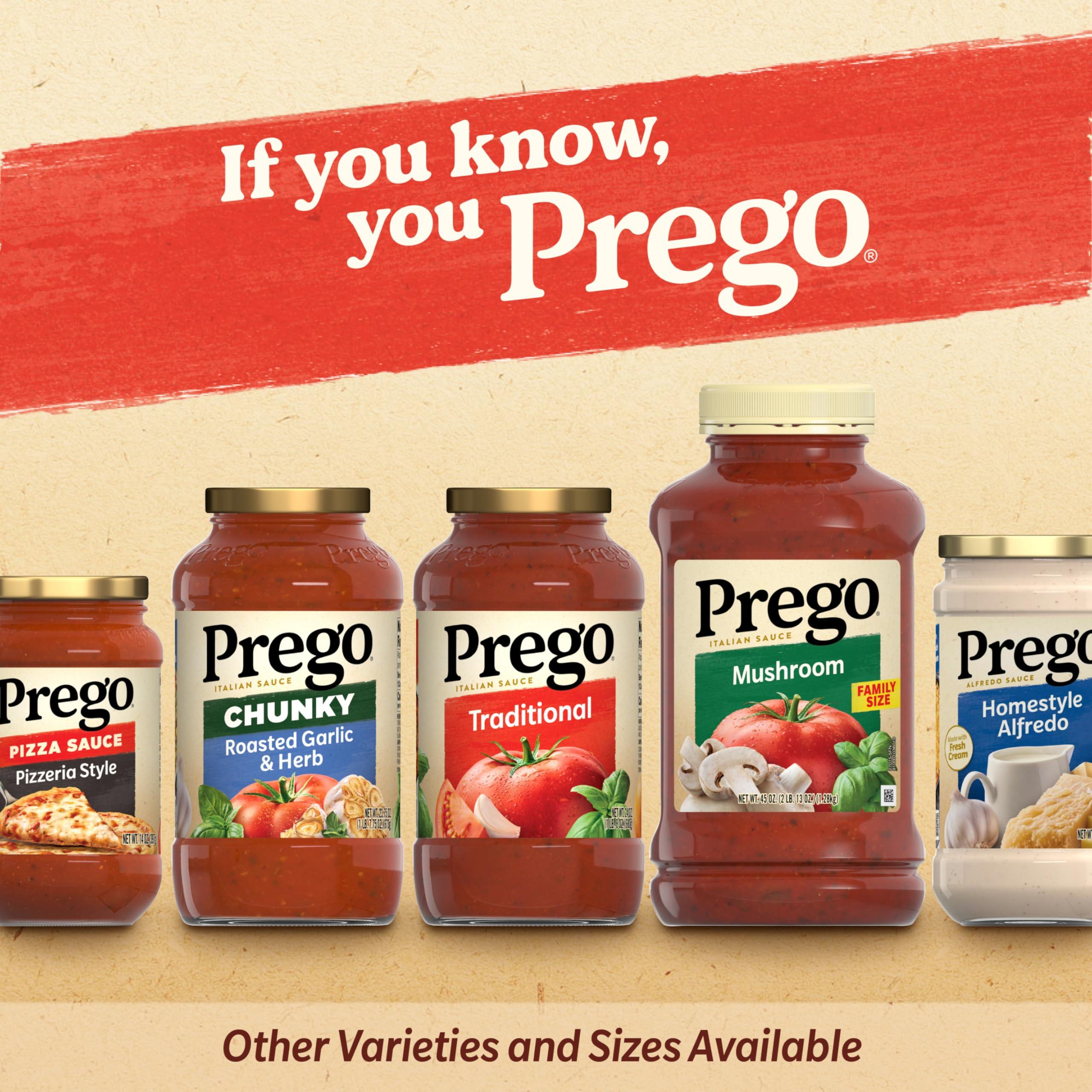 Prego Prego Italian Tomato Sauce with Basil & Garlic, 24 oz Jar