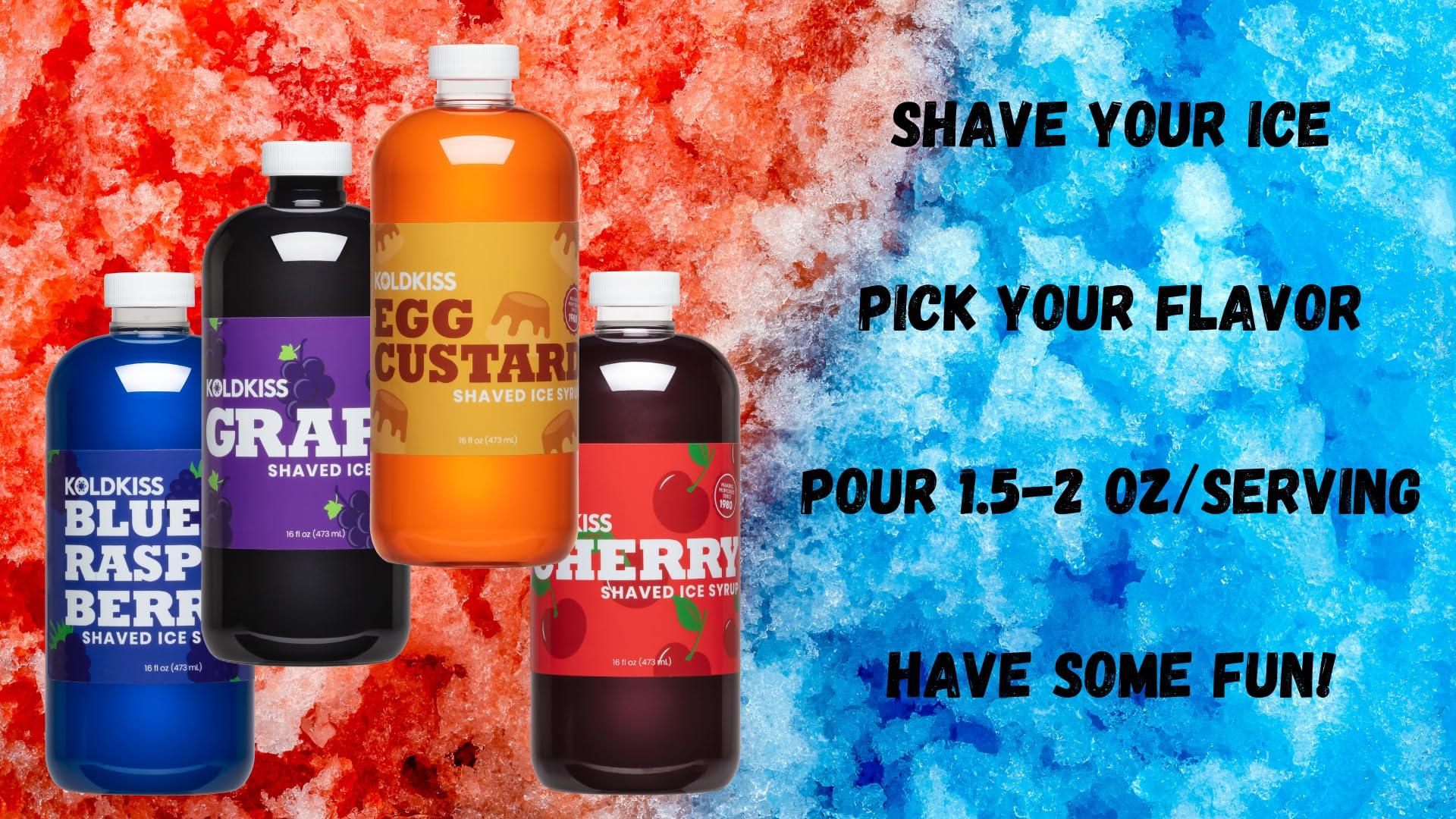 Koldkiss Koldkiss Snow Cone Syrup, Pint (Cotton Candy)