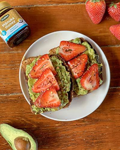 Flora Flora - Mnuka Honey Blend MGO 30+, New Zealand Honey, 100% Traceable MGO,Natural Healing, Sore Throat Relief, Aids Digestion, 17.6-oz. Jar