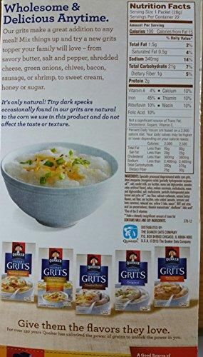 Quaker Quaker Instant Grits Butter Flavor, 22 Count