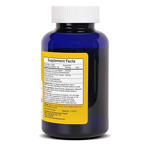 Nootropics Depot Nootropics Depot Berberine HCL + Silymarin Tablets | 500mg + 90mg | 180 Count | Supports Cellular Function, Metabolic Function, and Balanced Inflammation Levels